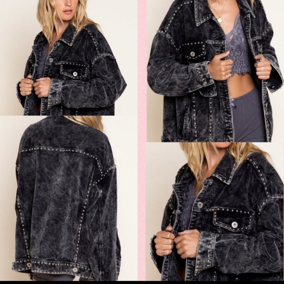 POL Studded Corduroy Jacket - Picture 3 of 6